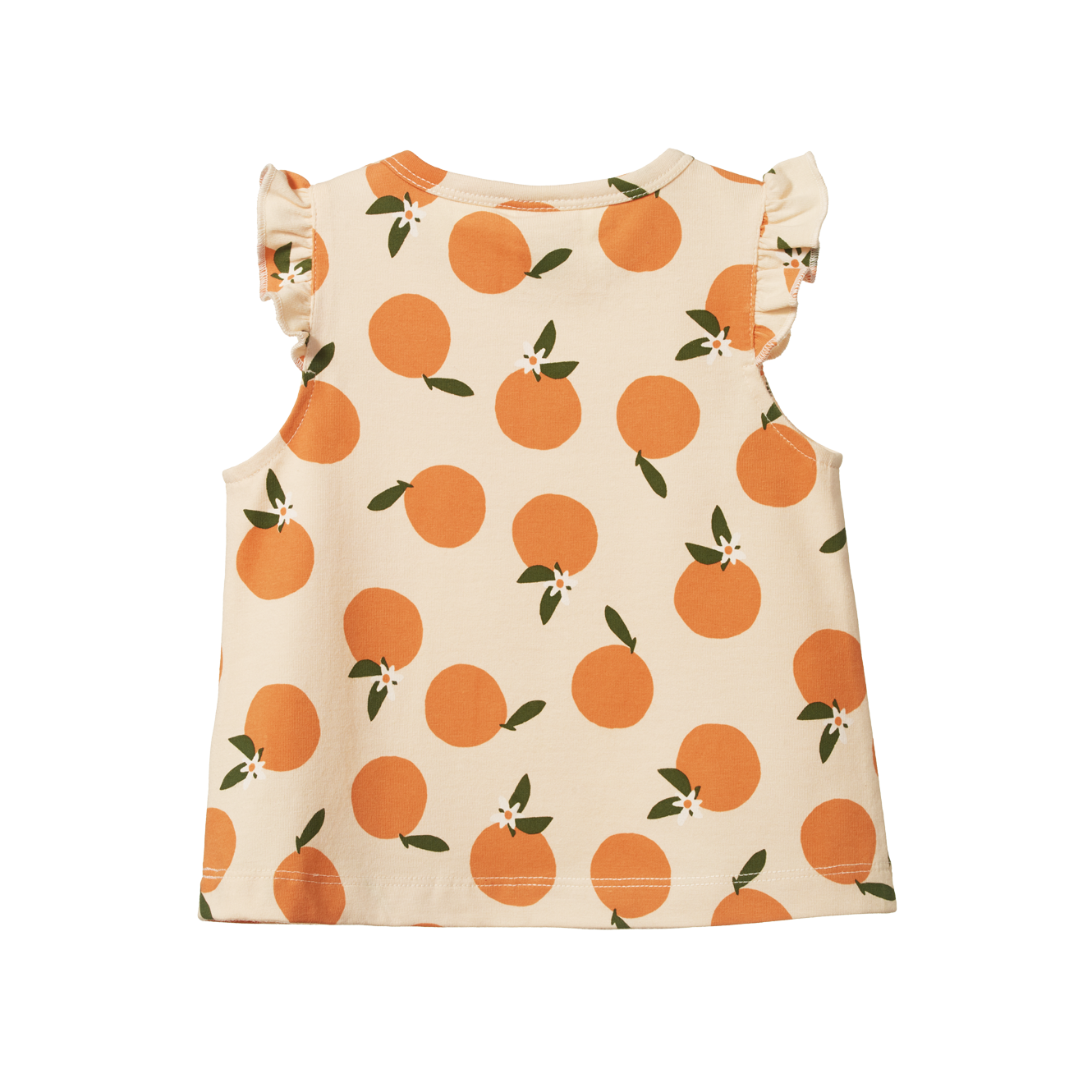 Fleur Tee - Grande Orange Blossom