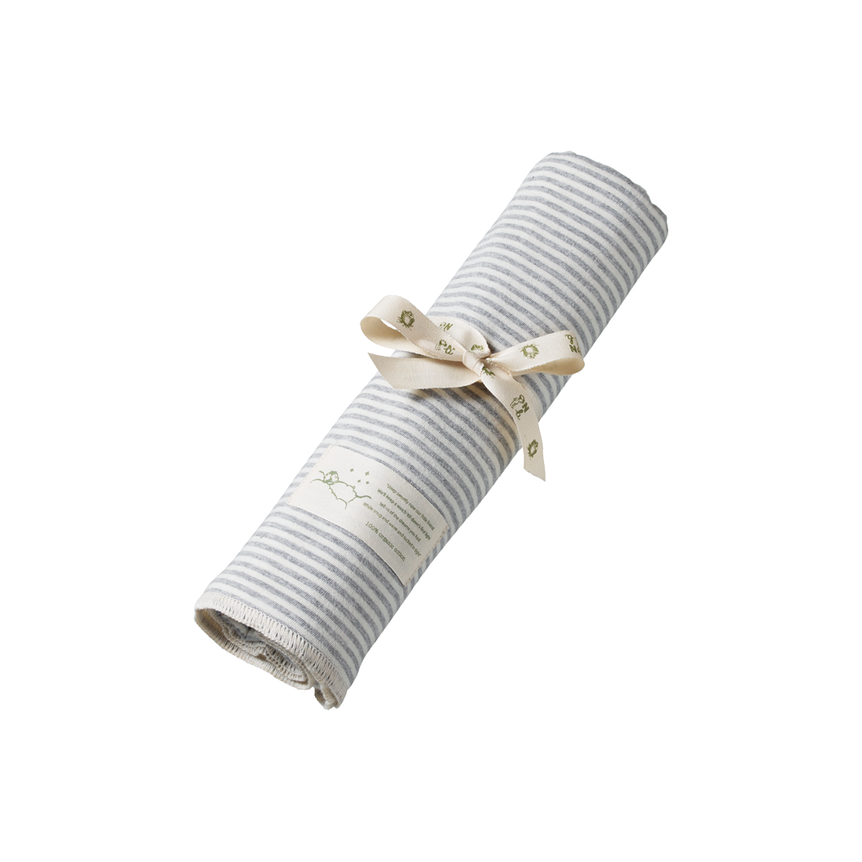 Cotton Wrap - Grey Marl Stripe
