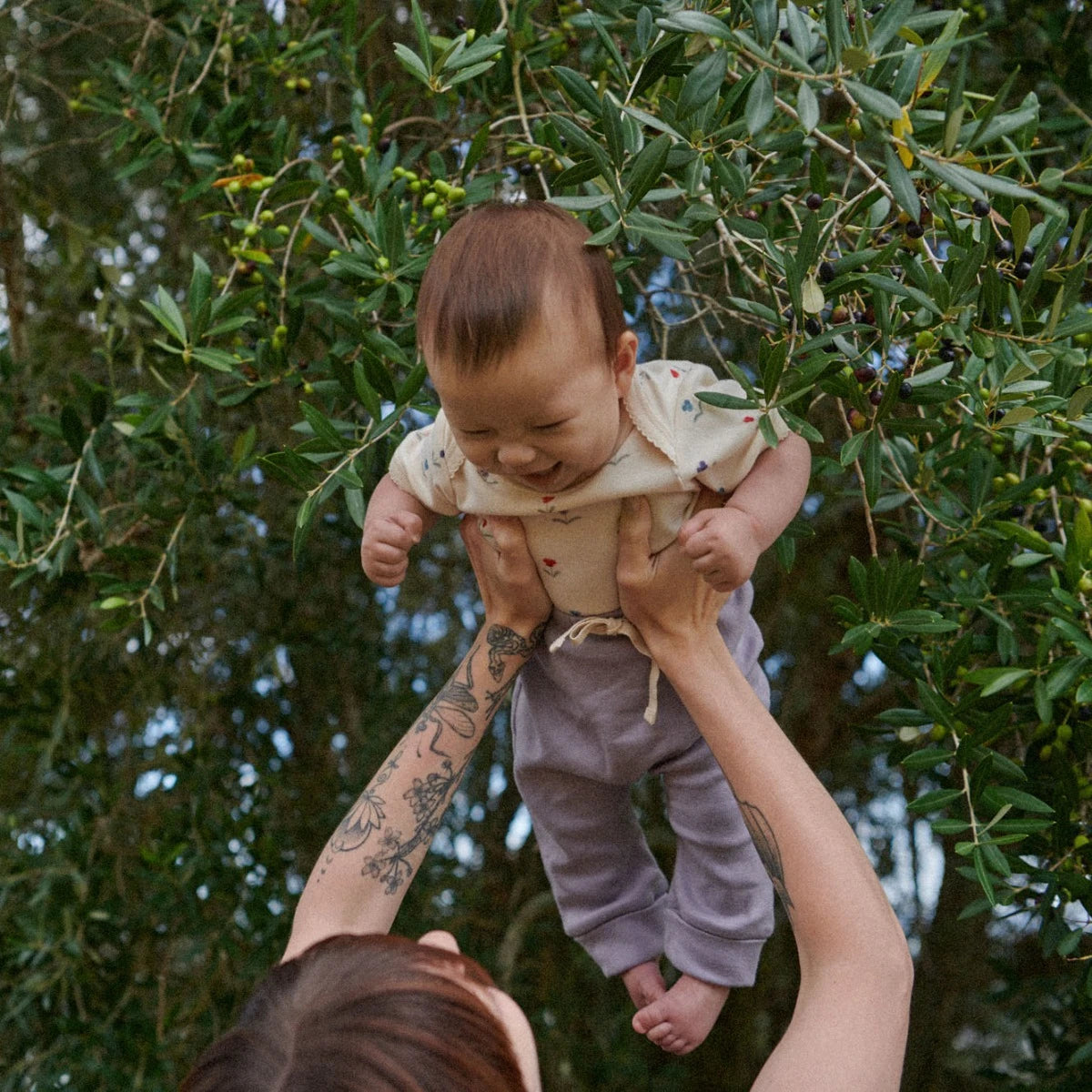 Cotton Short Sleeve Bodysuit Delphine
