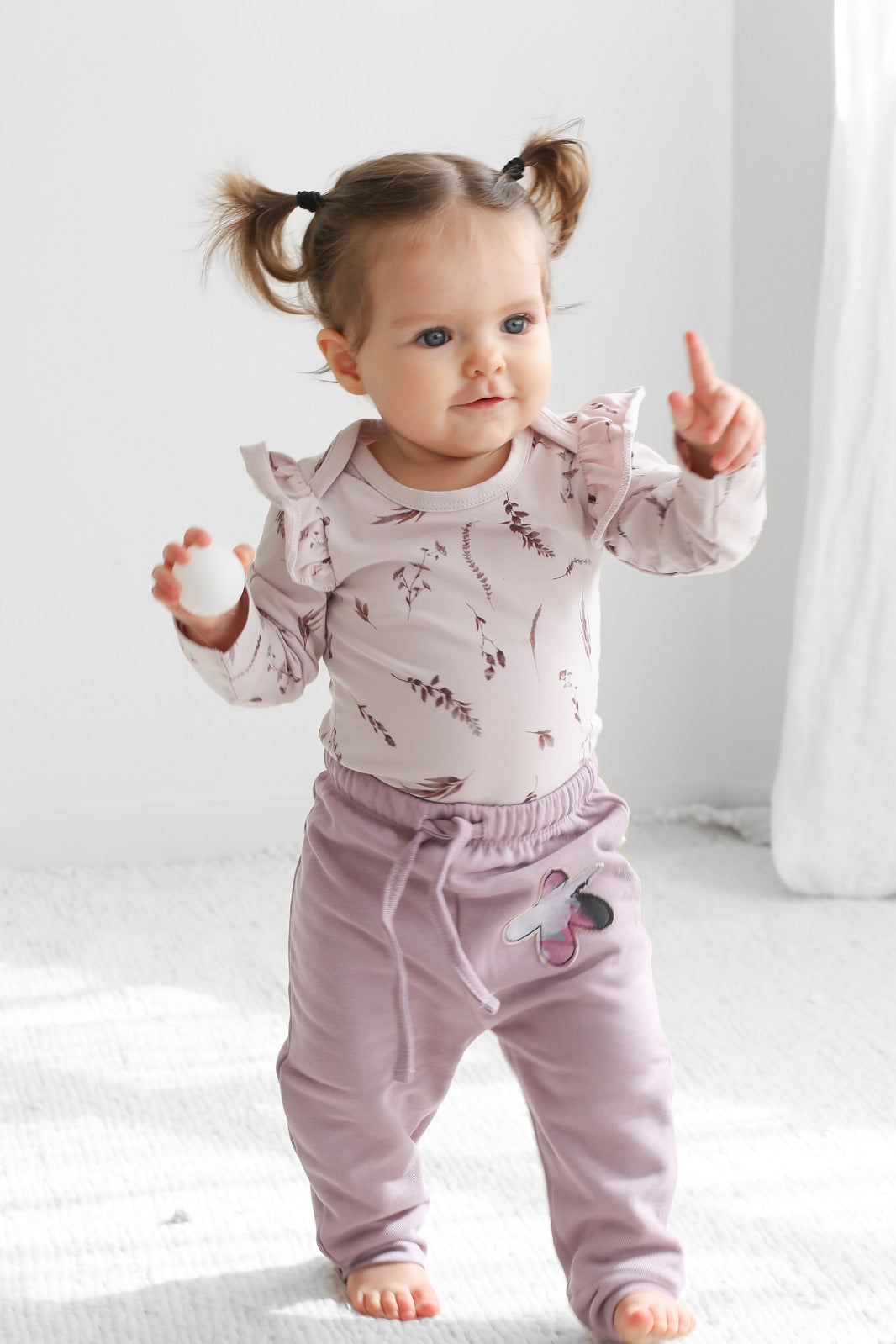 Top View Infant Track Pants Mockup - Design Cuts