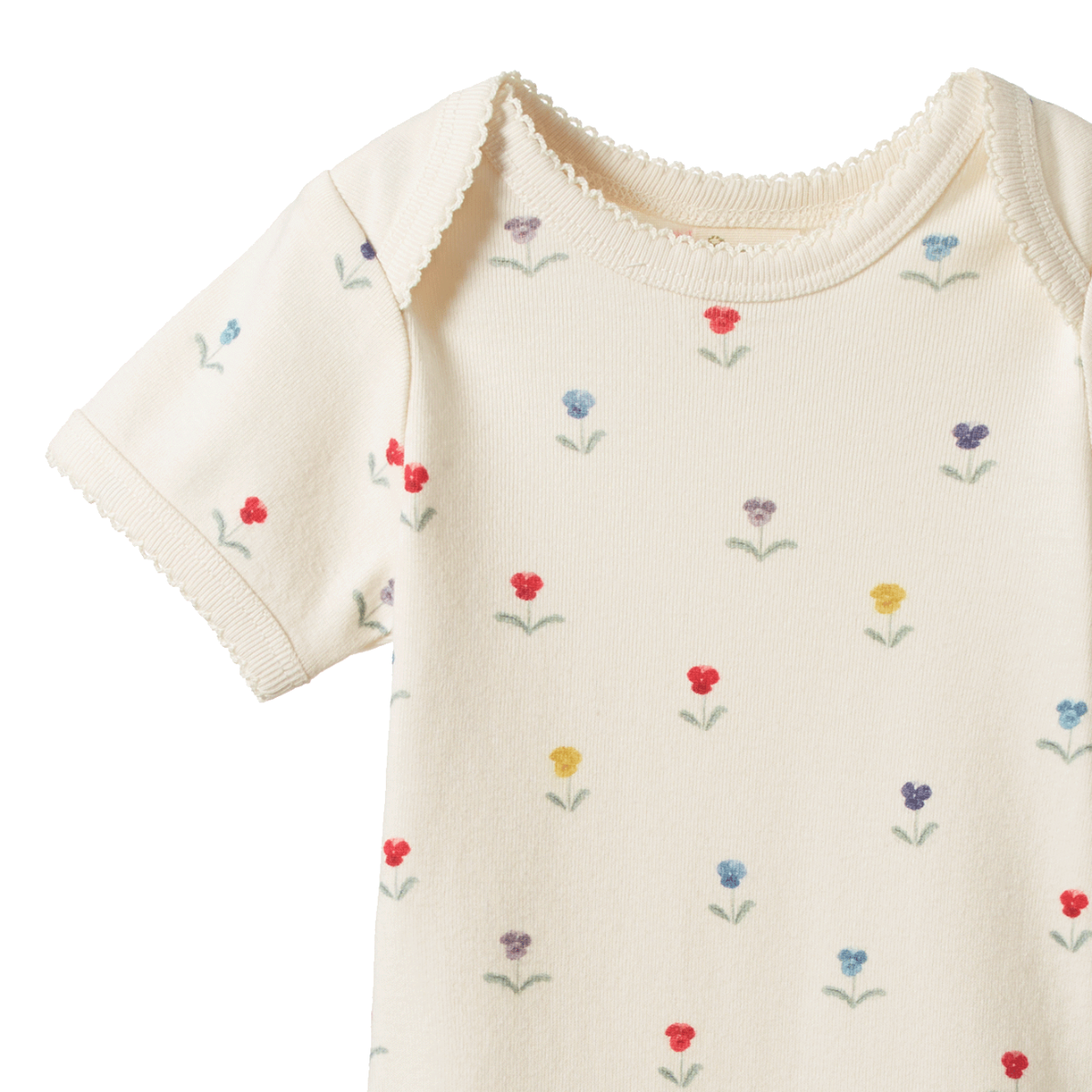 Cotton Short Sleeve Bodysuit Delphine