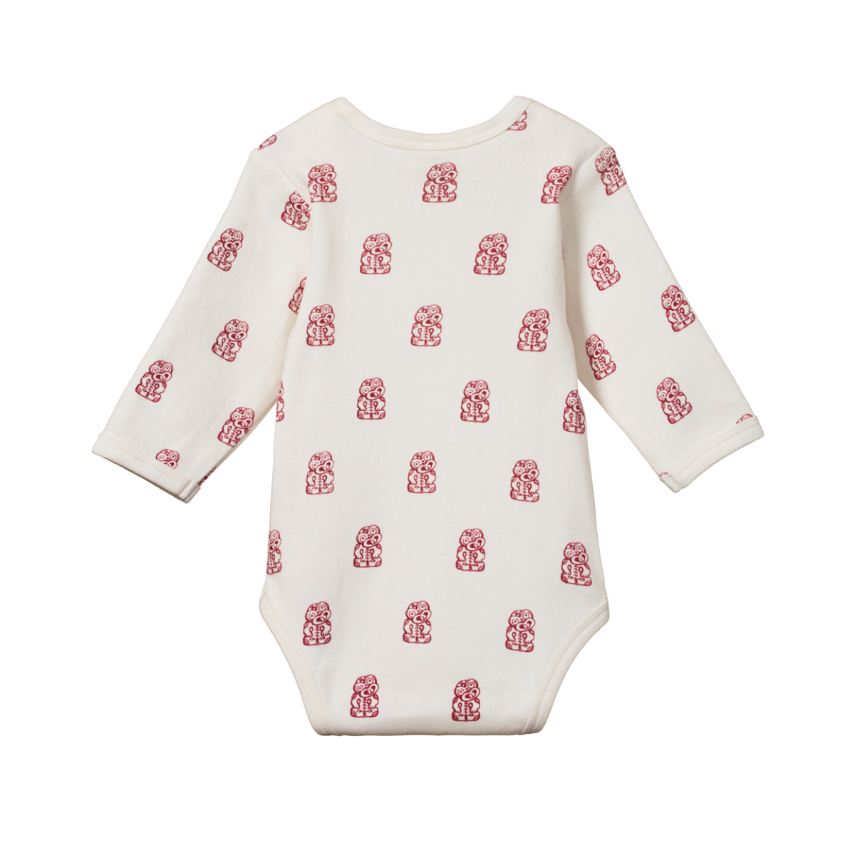 Cotton Long Sleeve Bodysuit Tiki