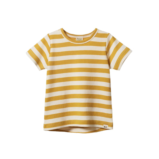 River Tee Golden Sea Stripe