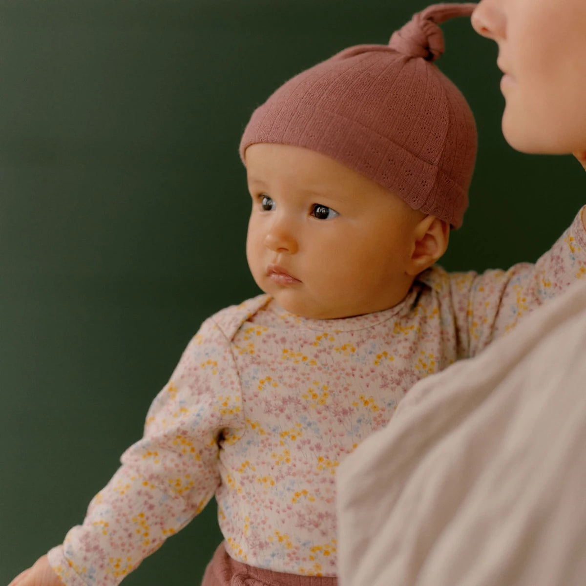 Merino Long Sleeve Bodysuit - Wildflower Mountain