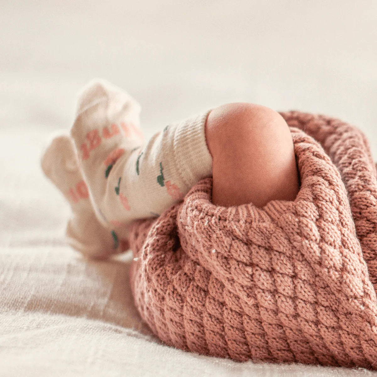 Merino Knee High Socks - Rosie