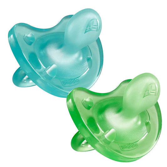 Physio Soft Soother 6-16 Months 2pk - green/blue