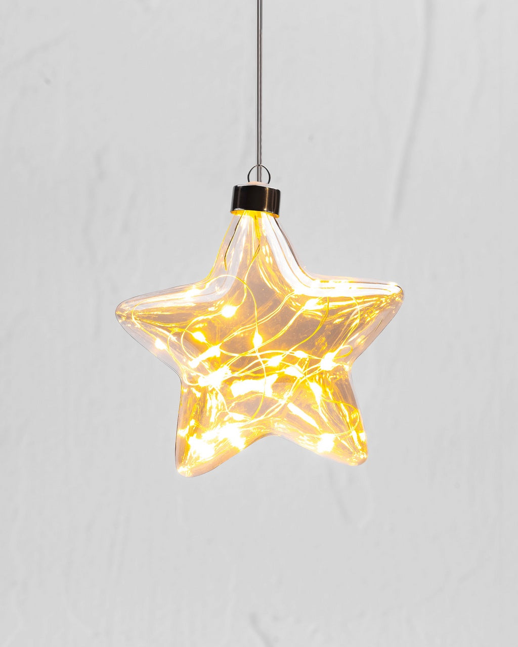 Hanging Champagne Glass Star