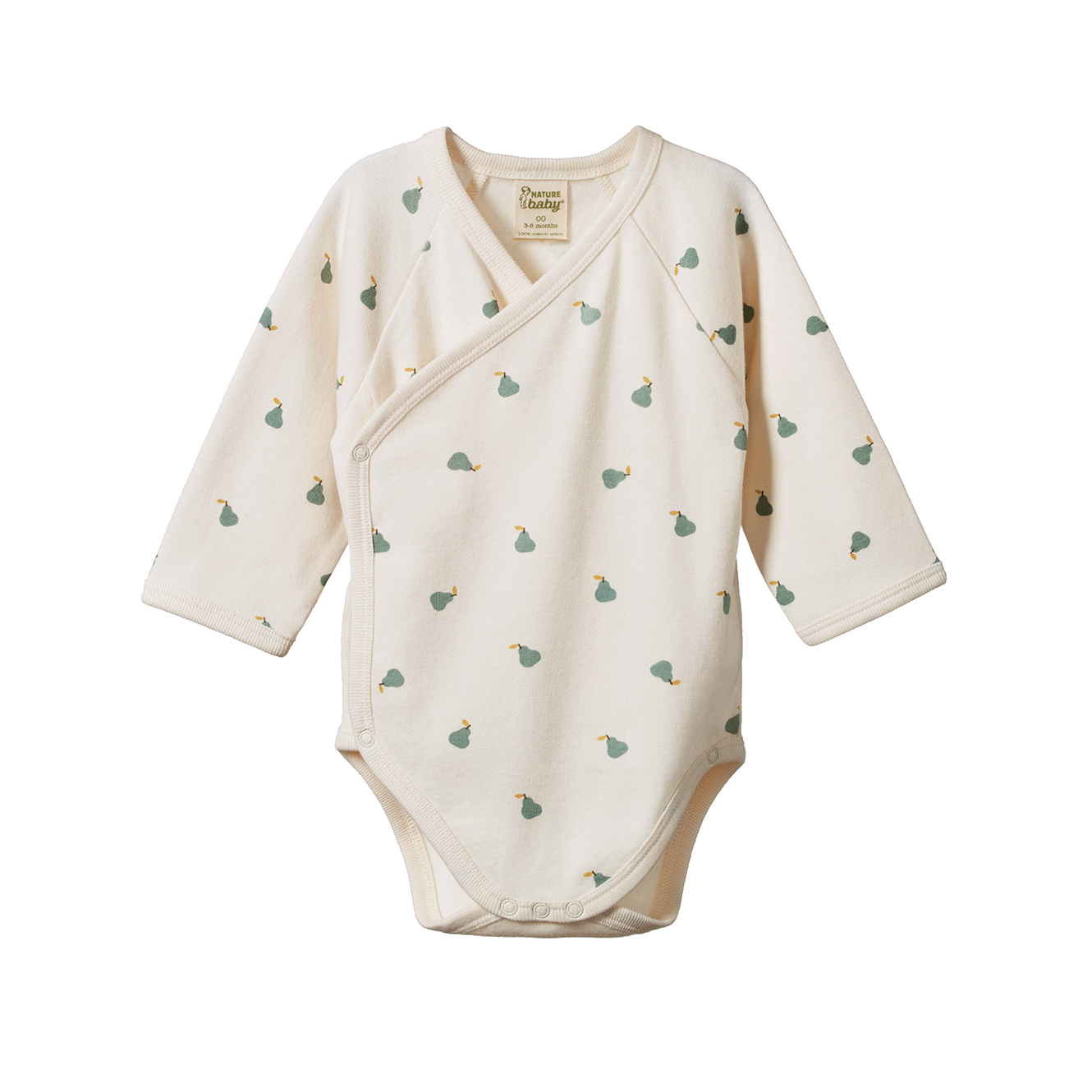Long Sleeve Kimono Bodysuit - Petite Pear