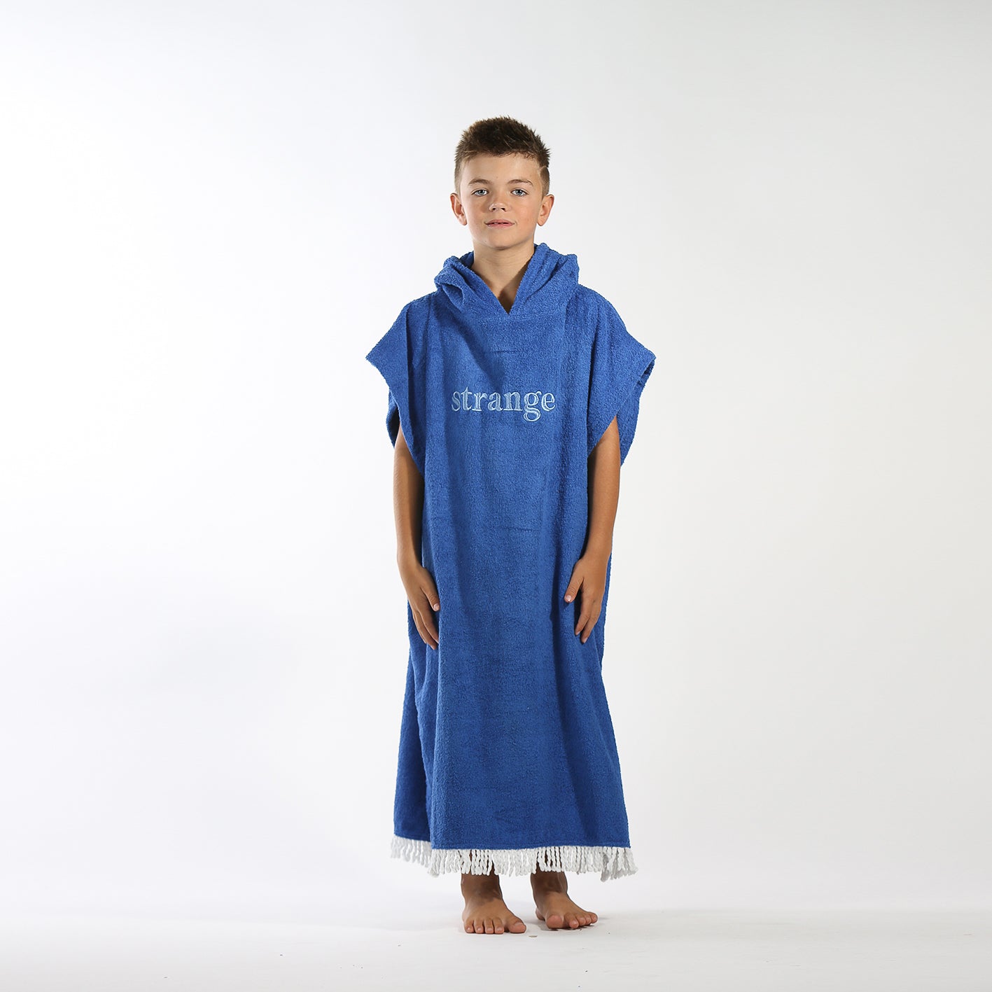 Poncho Towel - blue