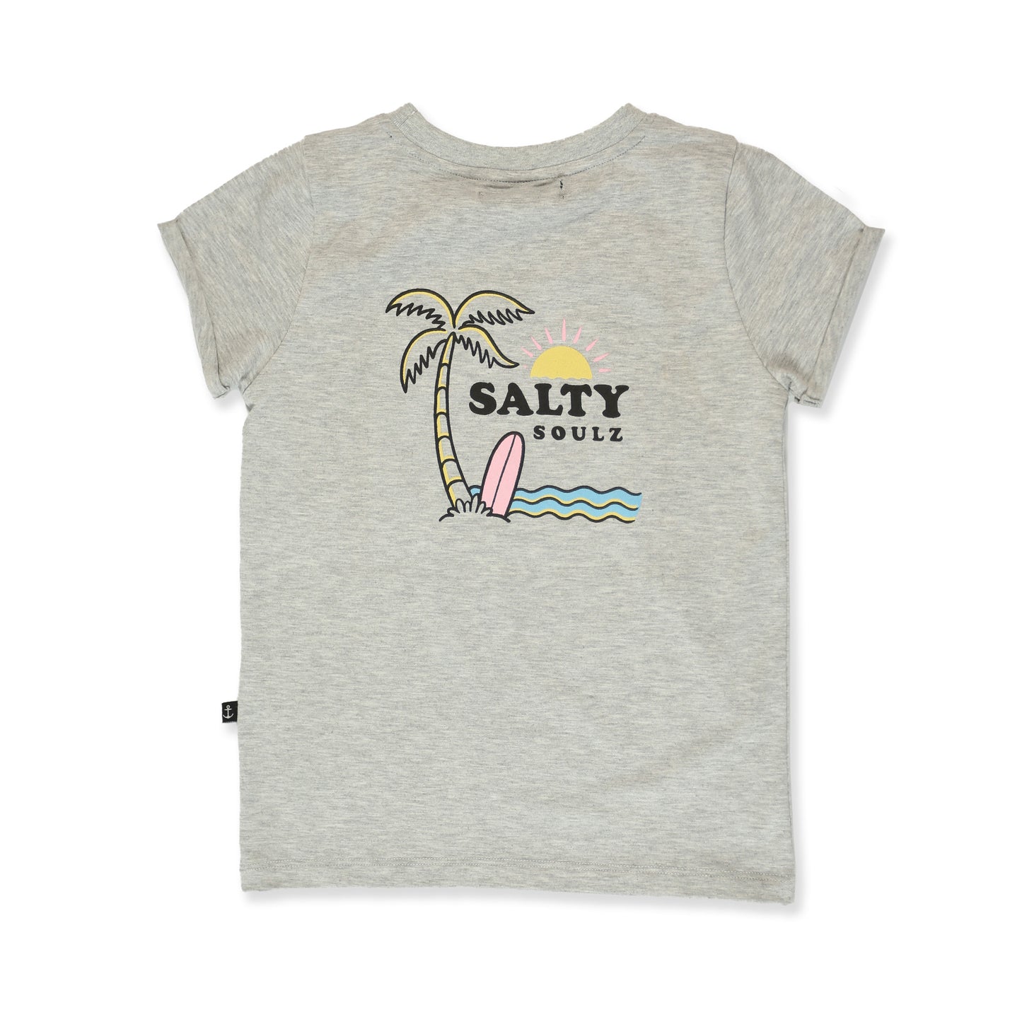 Salty Soulz Short Sleeve Tee - Grey