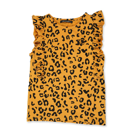 Dash Top - Mustard Leopard