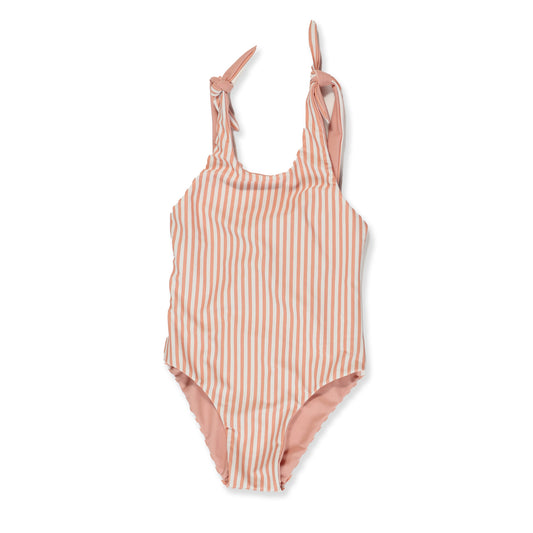 Peppa Reversible Swimwear - Coral Cloud Stripe