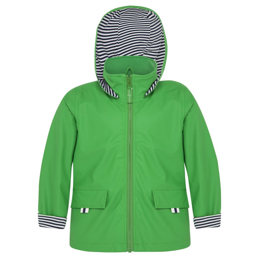 Green Zip Unisex Raincoat