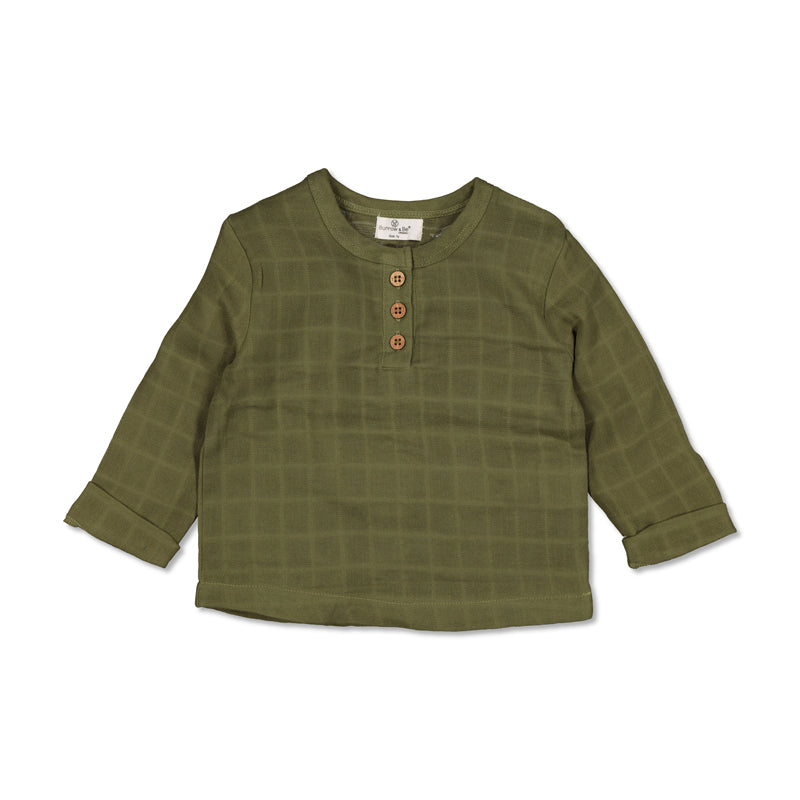 Jasper Long Sleeve Shirt - Olive