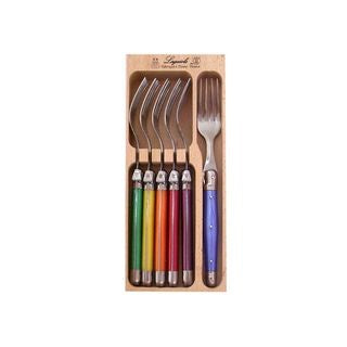 Verdier Fork Set6 Coloured Pearl