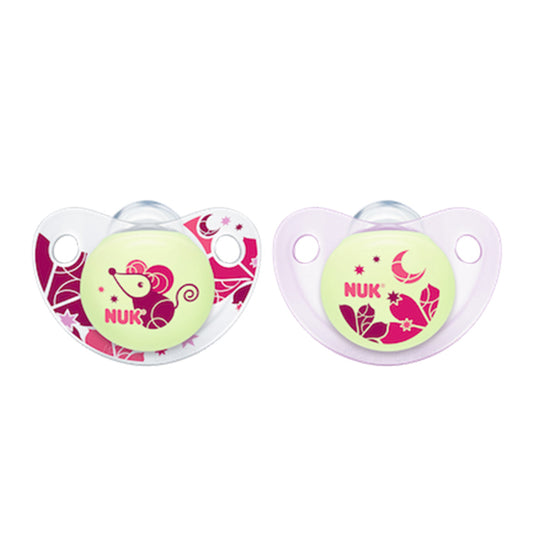 Nuk Glow in the dark Soothers at Baby Eden 