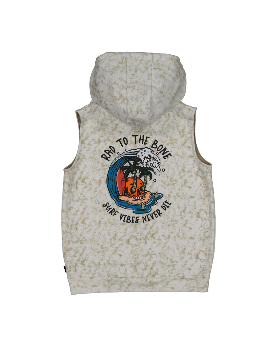 Surf Vibes sleeveless hood