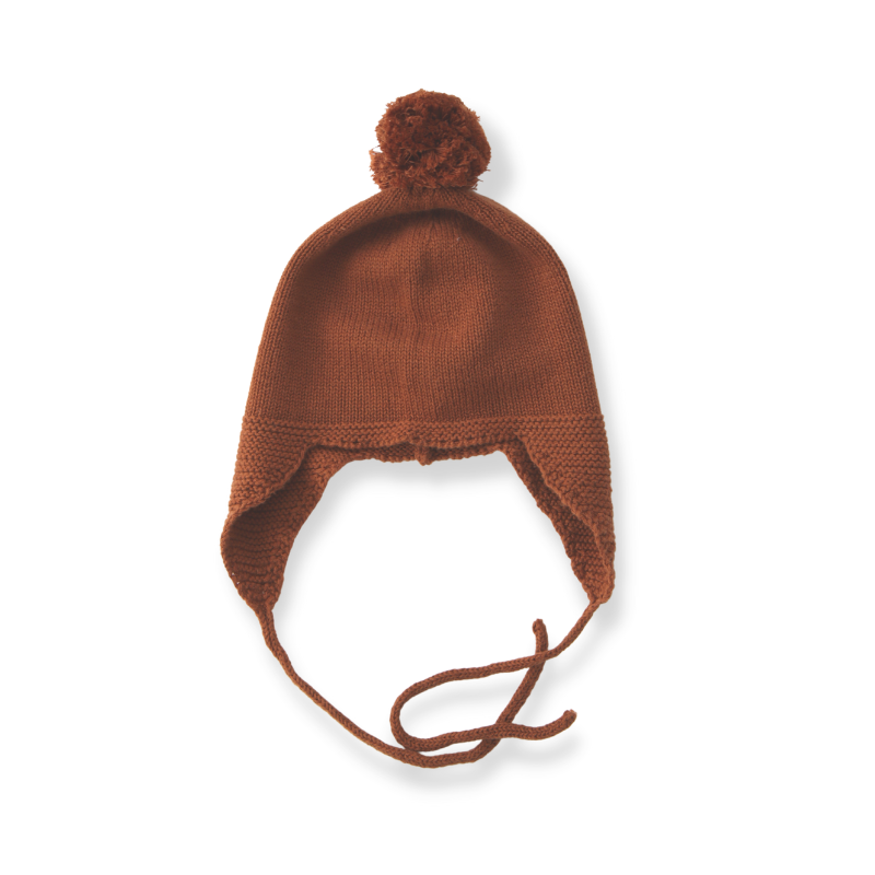 Knit Hat - Rust