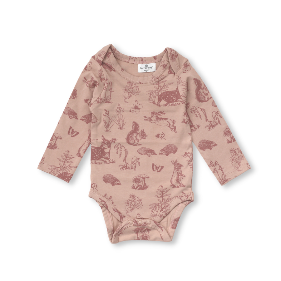 Long Sleeve Bodysuit - Forest Friends