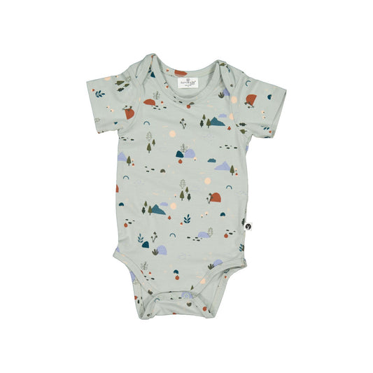 Short Sleeve Bodysuit - Garden Treasures