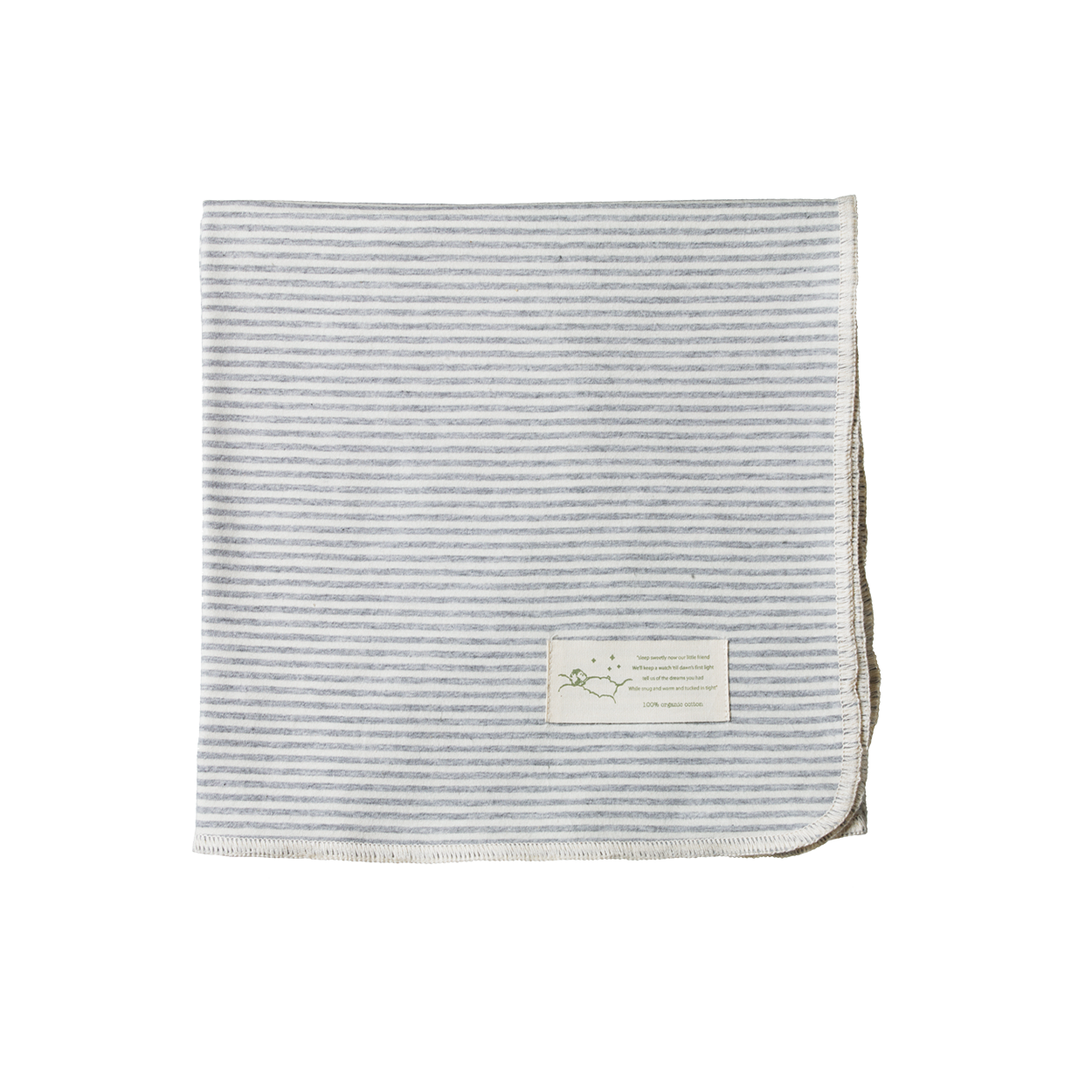 Cotton Wrap - Grey Marl Stripe