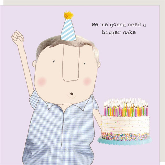 Card - Bigger Cake Boy