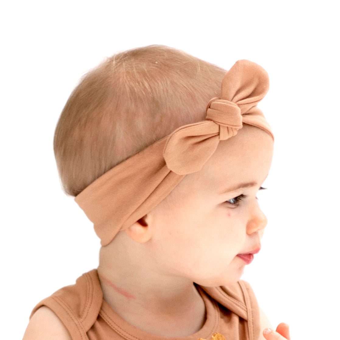 Essentials Baby Headband - Tawny Brown
