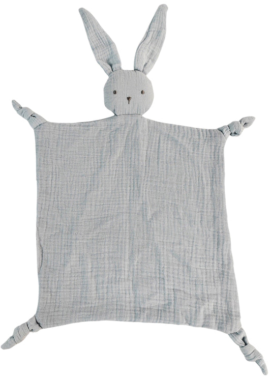 Bubsy Bunny Muslin Comforter Blue