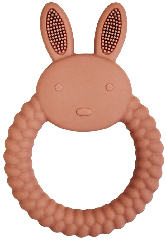 Bunny Teether Ring Pink